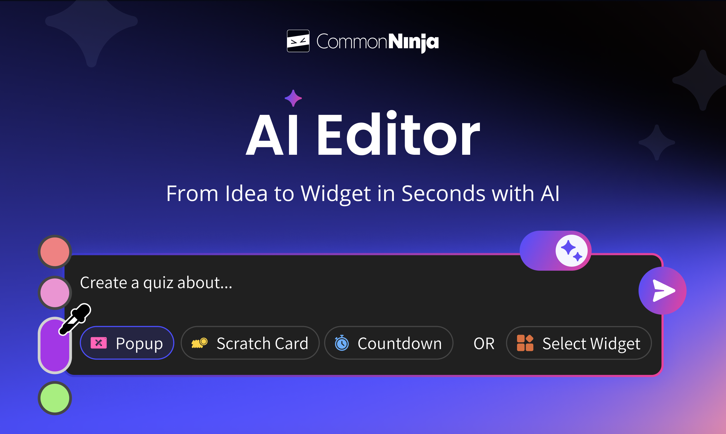 Common Ninja AI - Main product screenshot demonstrating key features and user interface