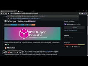 IPFS Support Extension gallery image