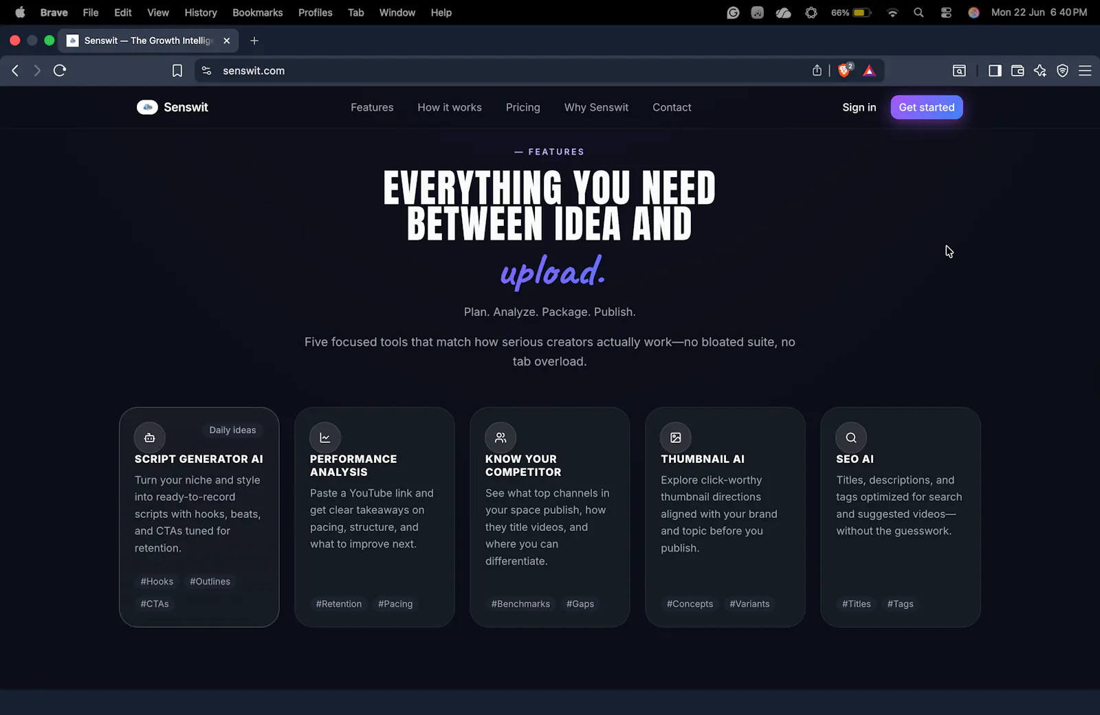 Senswit screenshot 2