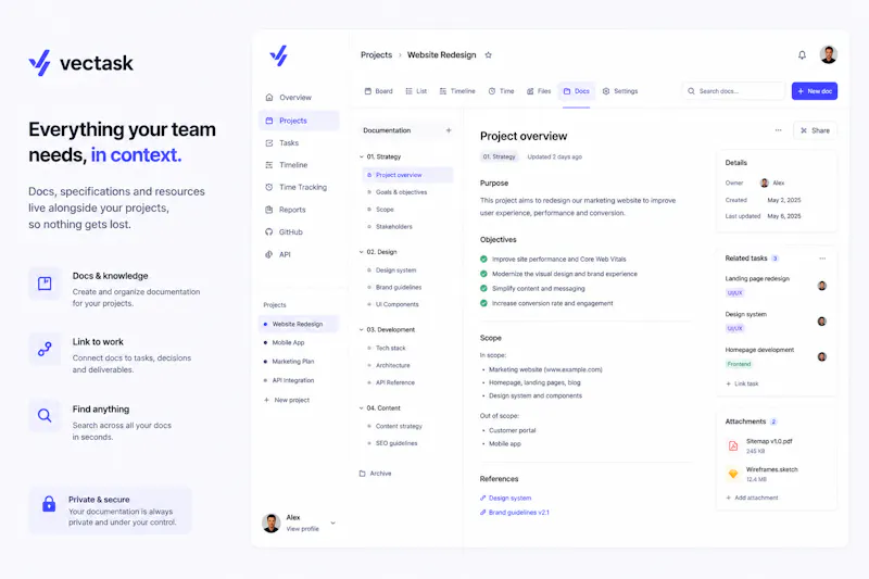 Vectask screenshot 3