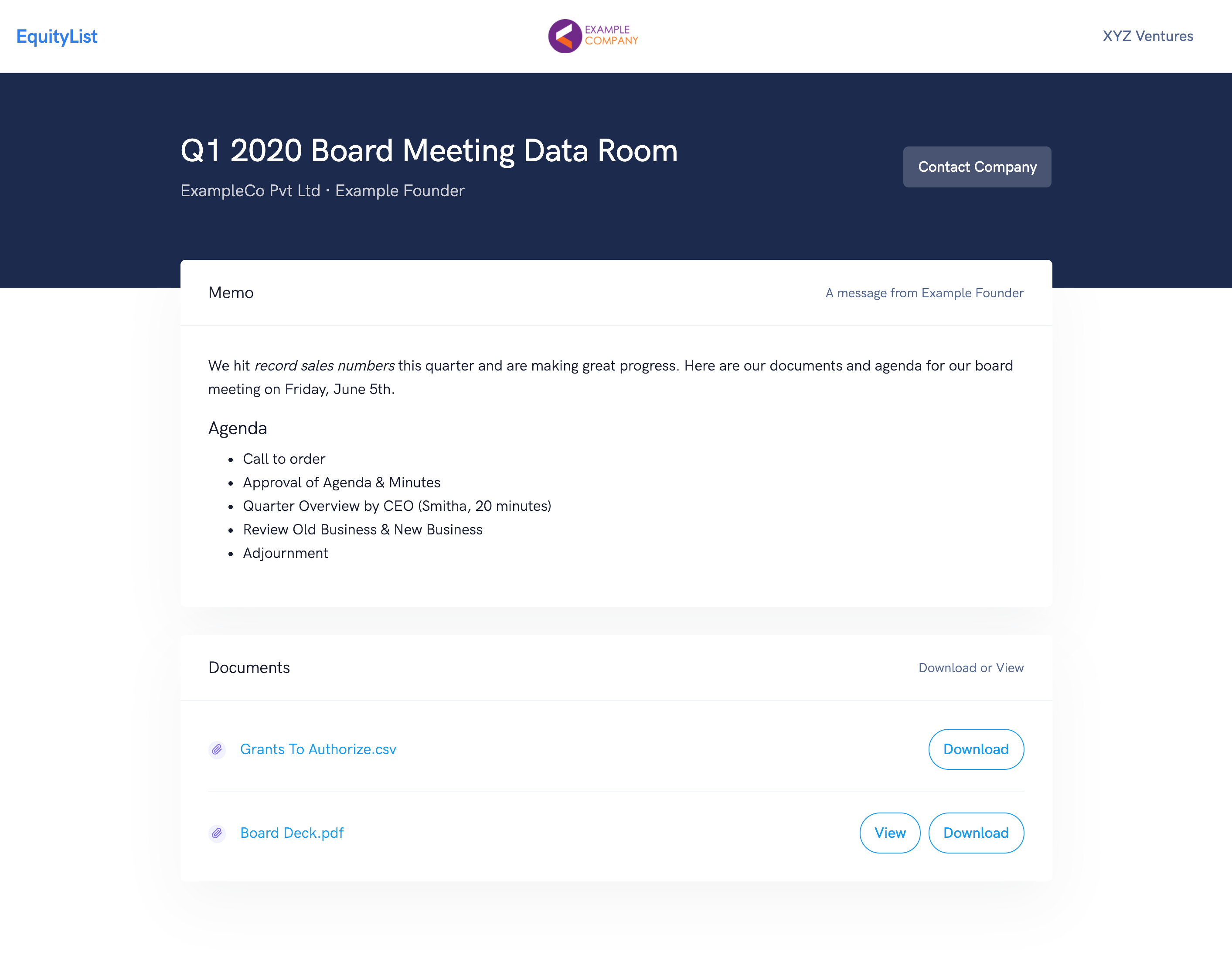 EquityList gallery image