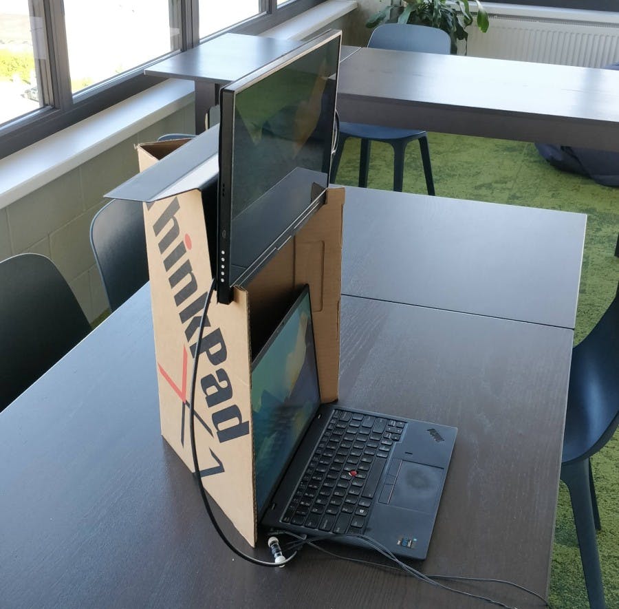Foldable Cardboard Stand media 1