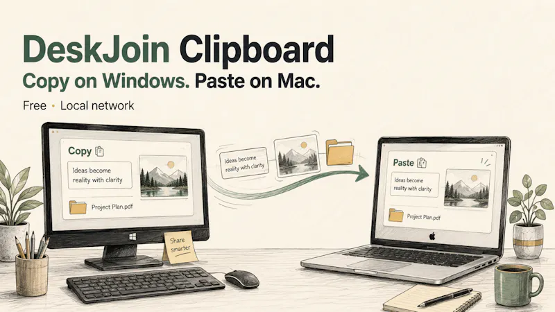 DeskJoin Clipboard screenshot 2