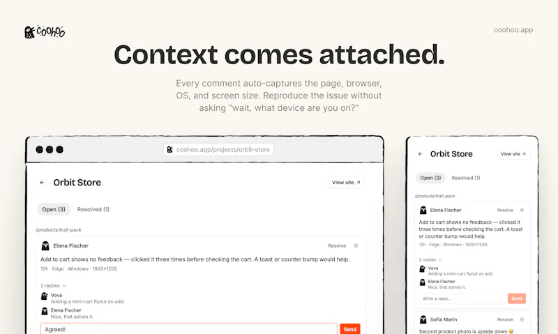Coohoo screenshot 2