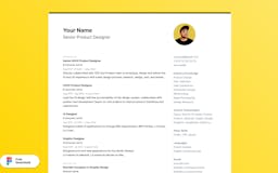 CV / Resume - Figma Template media 1