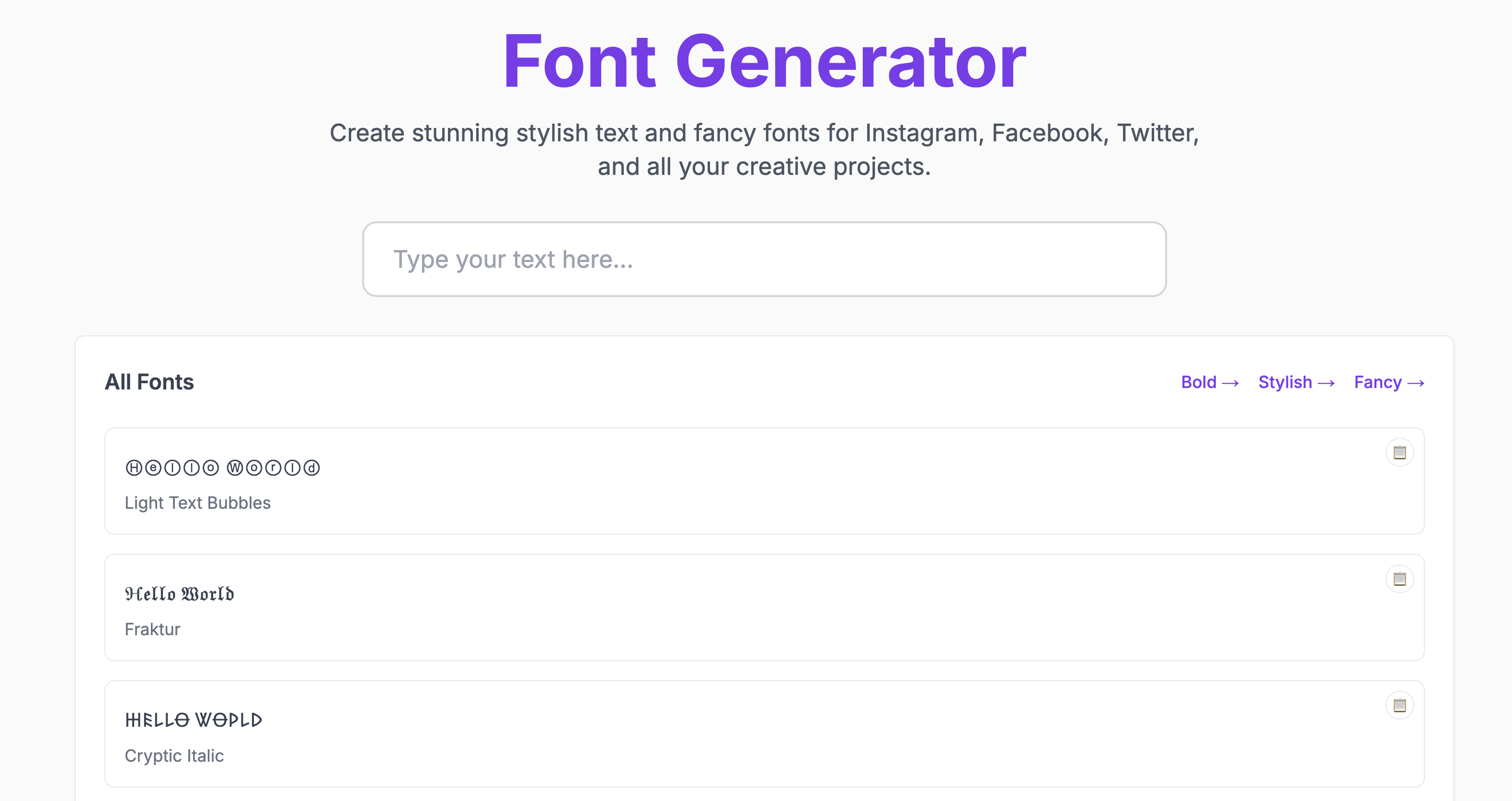 Font Generator  logo