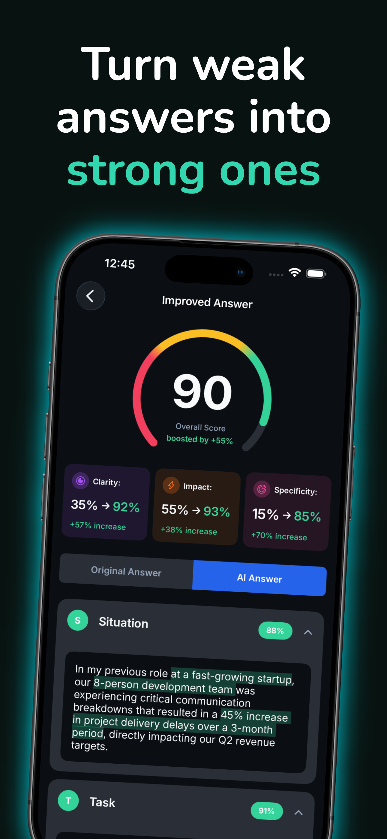 Starwise: Interview Coach - Main product screenshot demonstrating key features and user interface