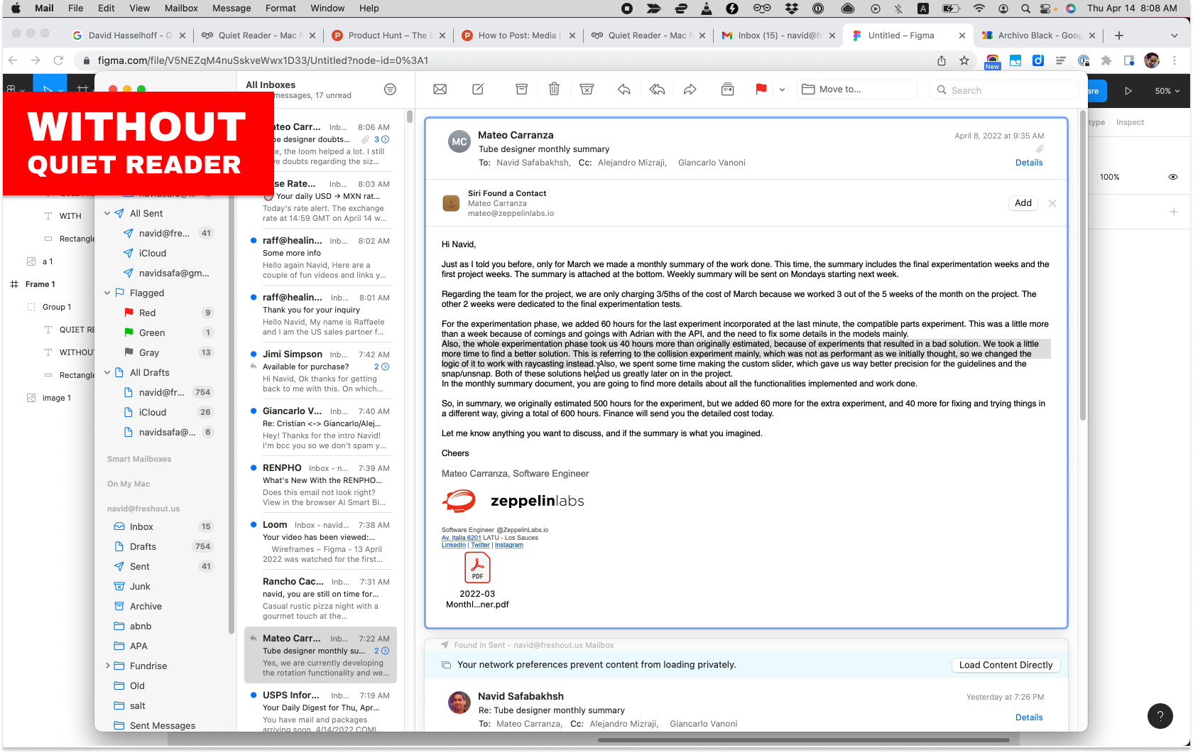 Quiet Reader (Mac) gallery image