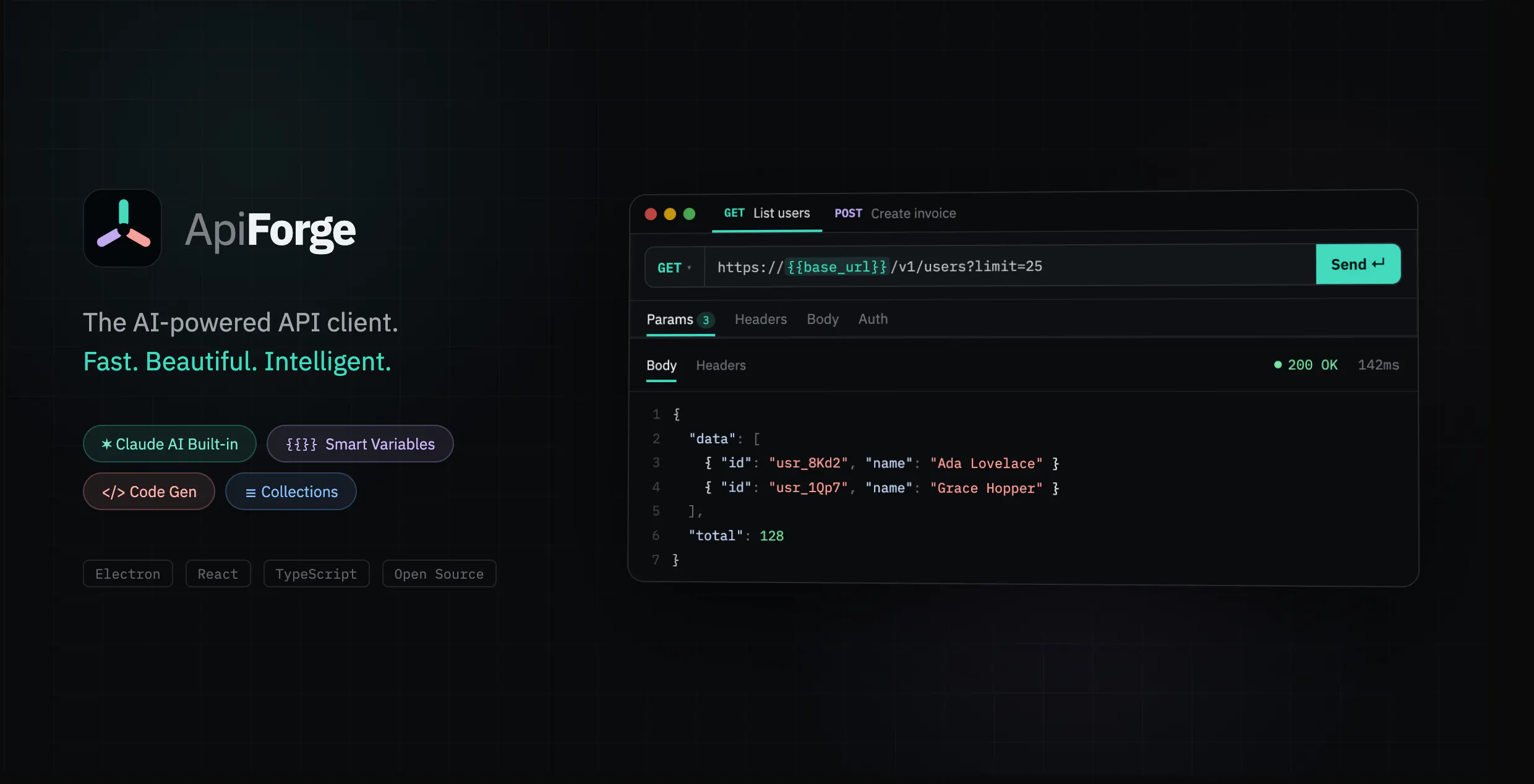 ApiForge — The API lightweight client . gallery image