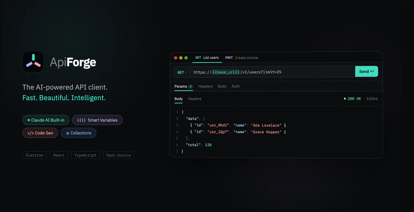 ApiForge — The API lightweight client . screenshot 1