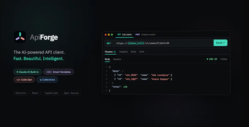 ApiForge — The API lightweight client . screenshot 1