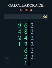 Calculadora de Alicia gallery image