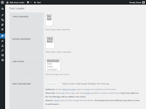 Web Fonts Loader gallery image