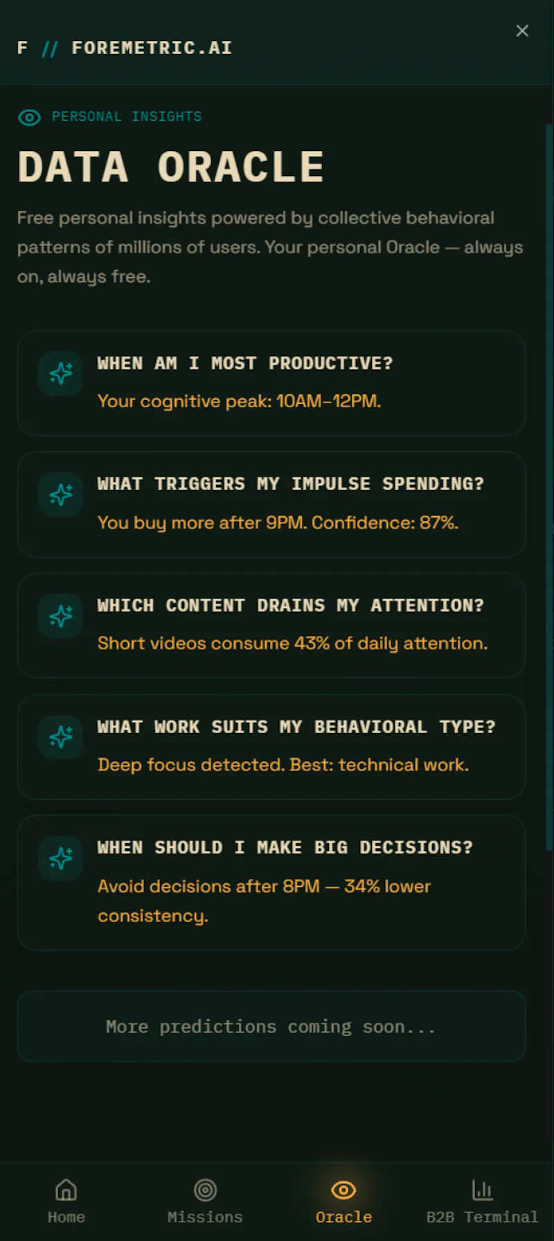 ForeMetric screenshot 10