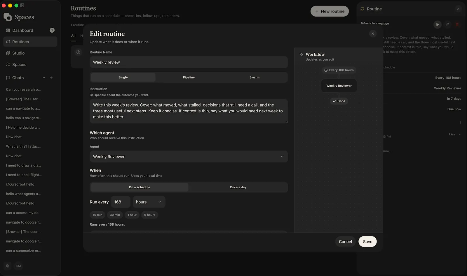 Spaces screenshot 3