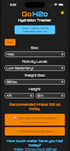 GoH2o – Hydration Tracker gallery image