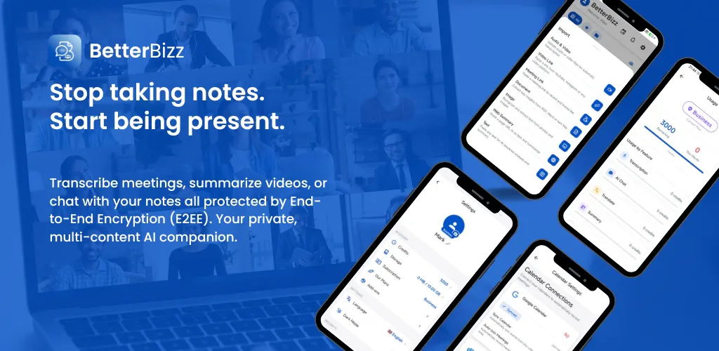 BetterBizz AI notes & Meeting 截图