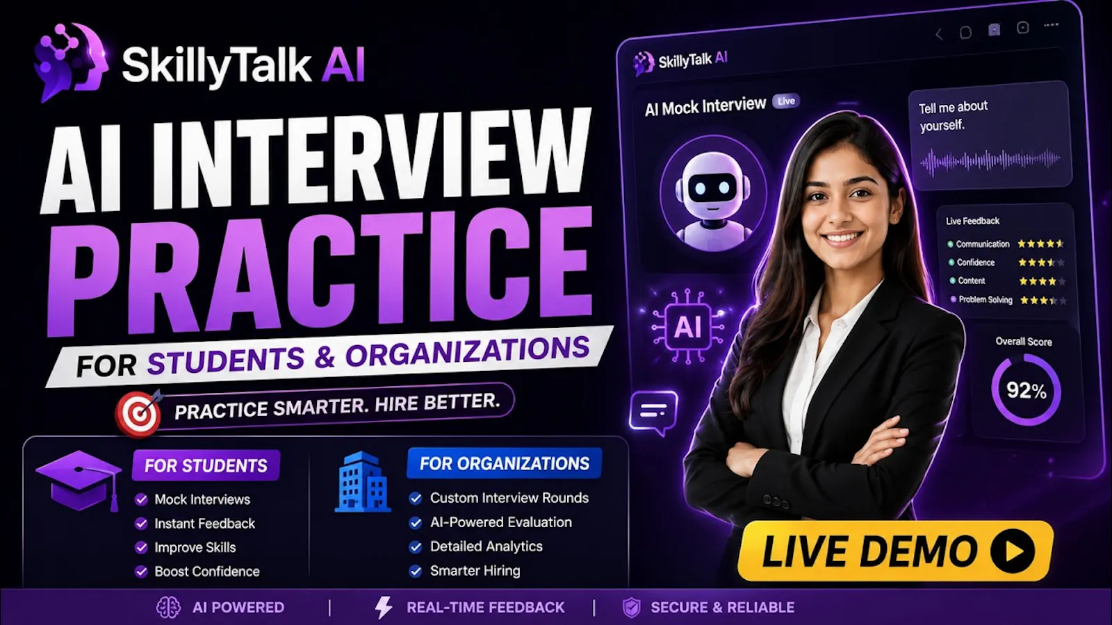 SkillyTalk AI screenshot 1 (video preview)