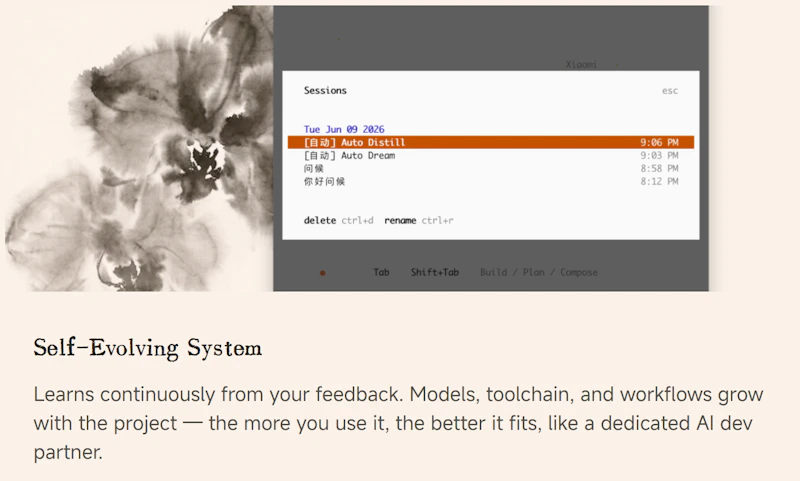 MiMo Code screenshot 2