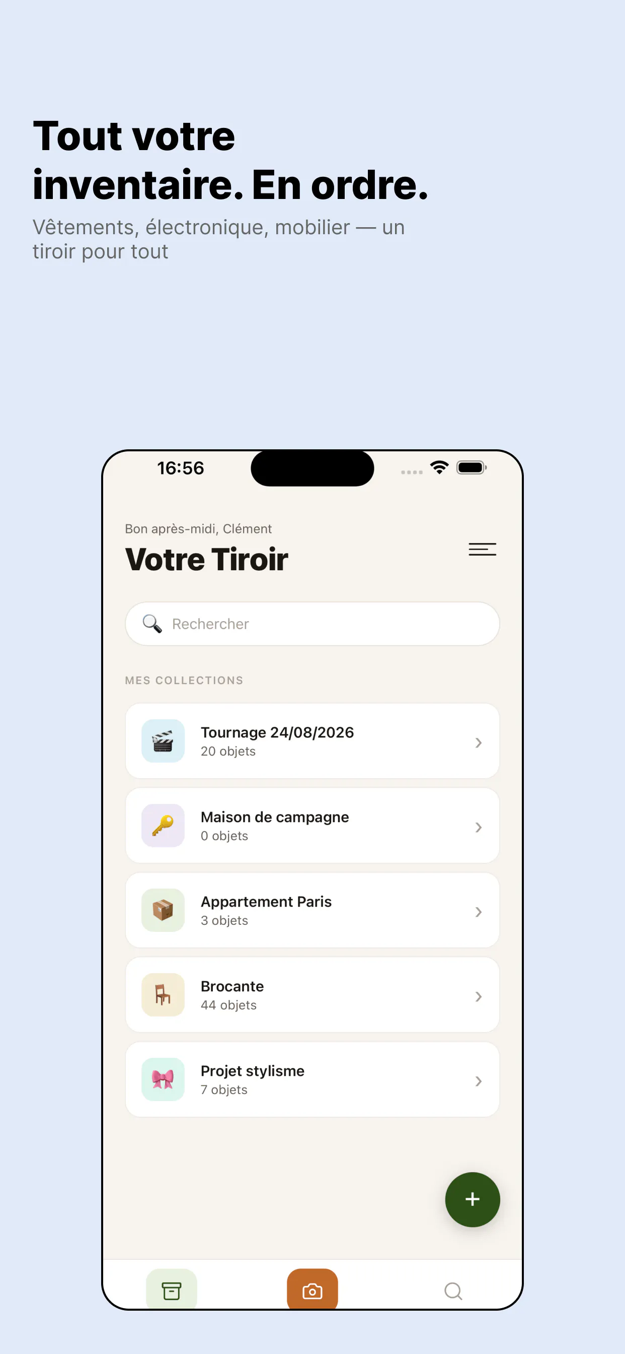 Tiroir — AI collection tool 截图