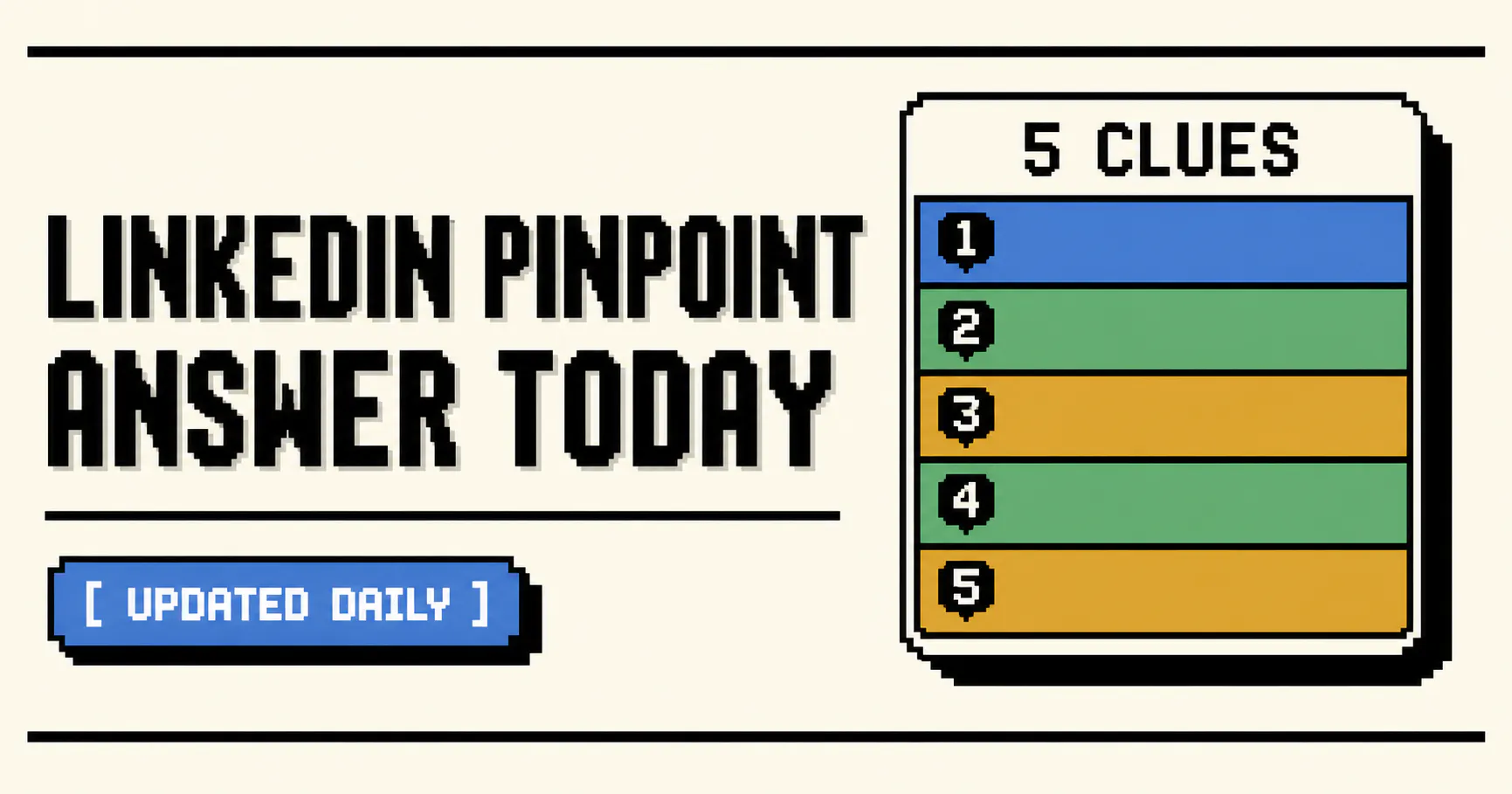Pinpoint Answer Today