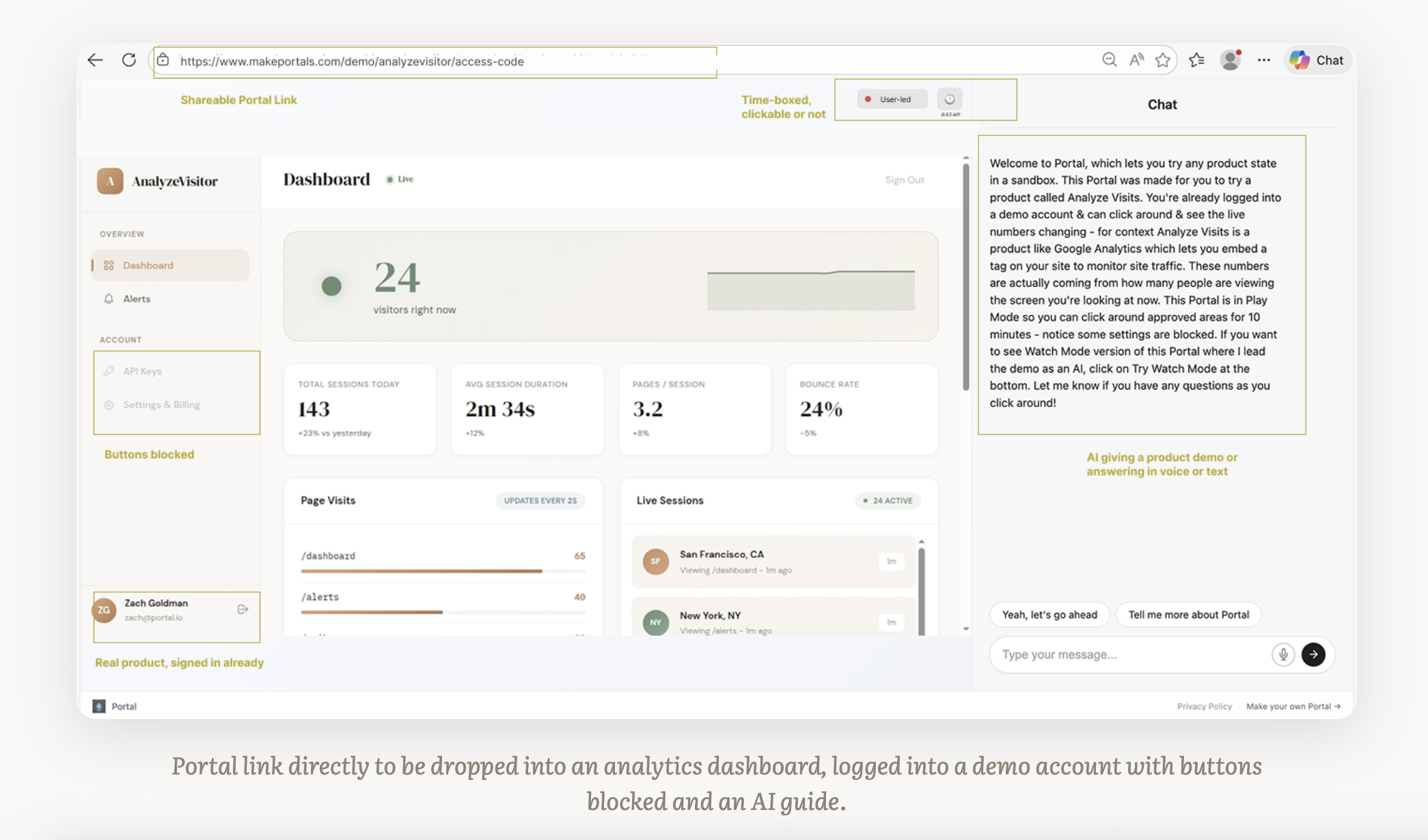 Portal - Screenshot 2 showing product features and functionality