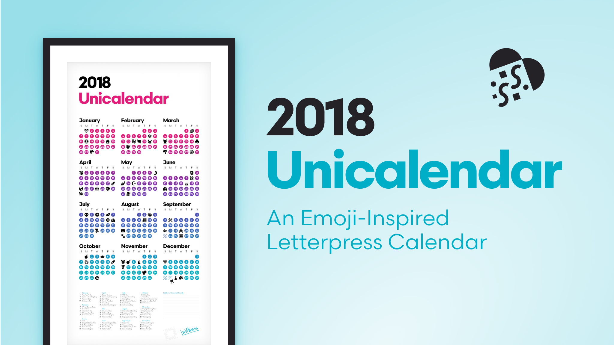 Unicalendar 2018 gallery image
