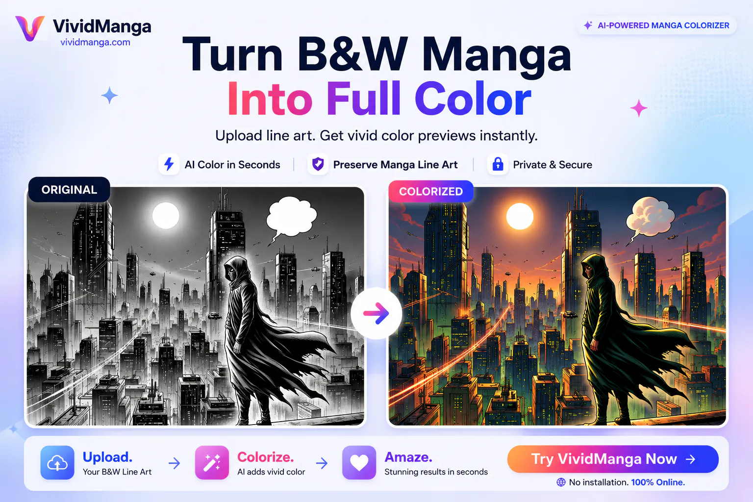VividManga AI Manga Colorizer gallery image