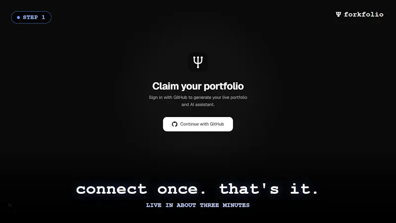 Forkfolio screenshot 2