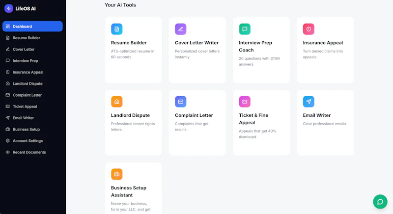 LifeOSAI screenshot 2