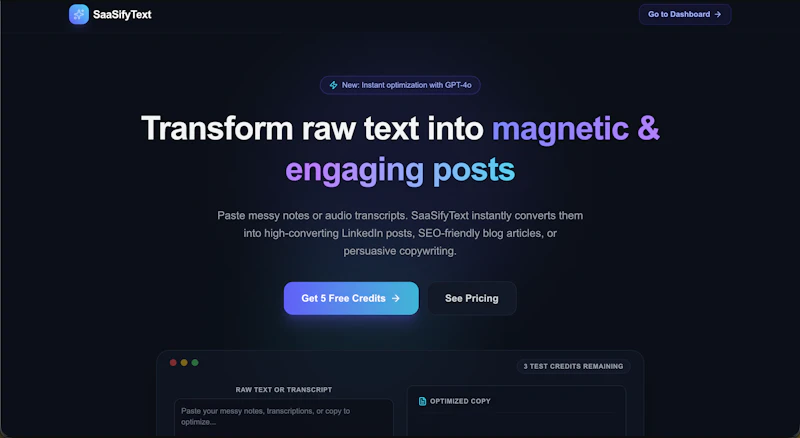 SaaSifyText screenshot 1
