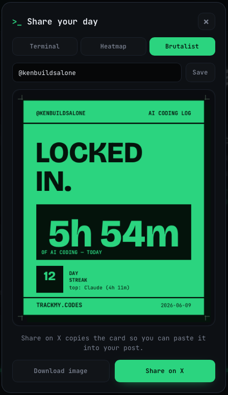 trackmy.codes gallery image