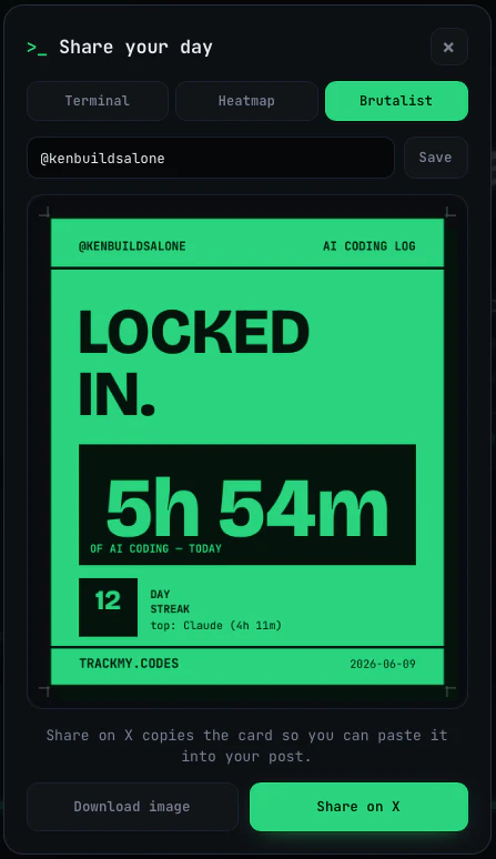 trackmy.codes screenshot 5