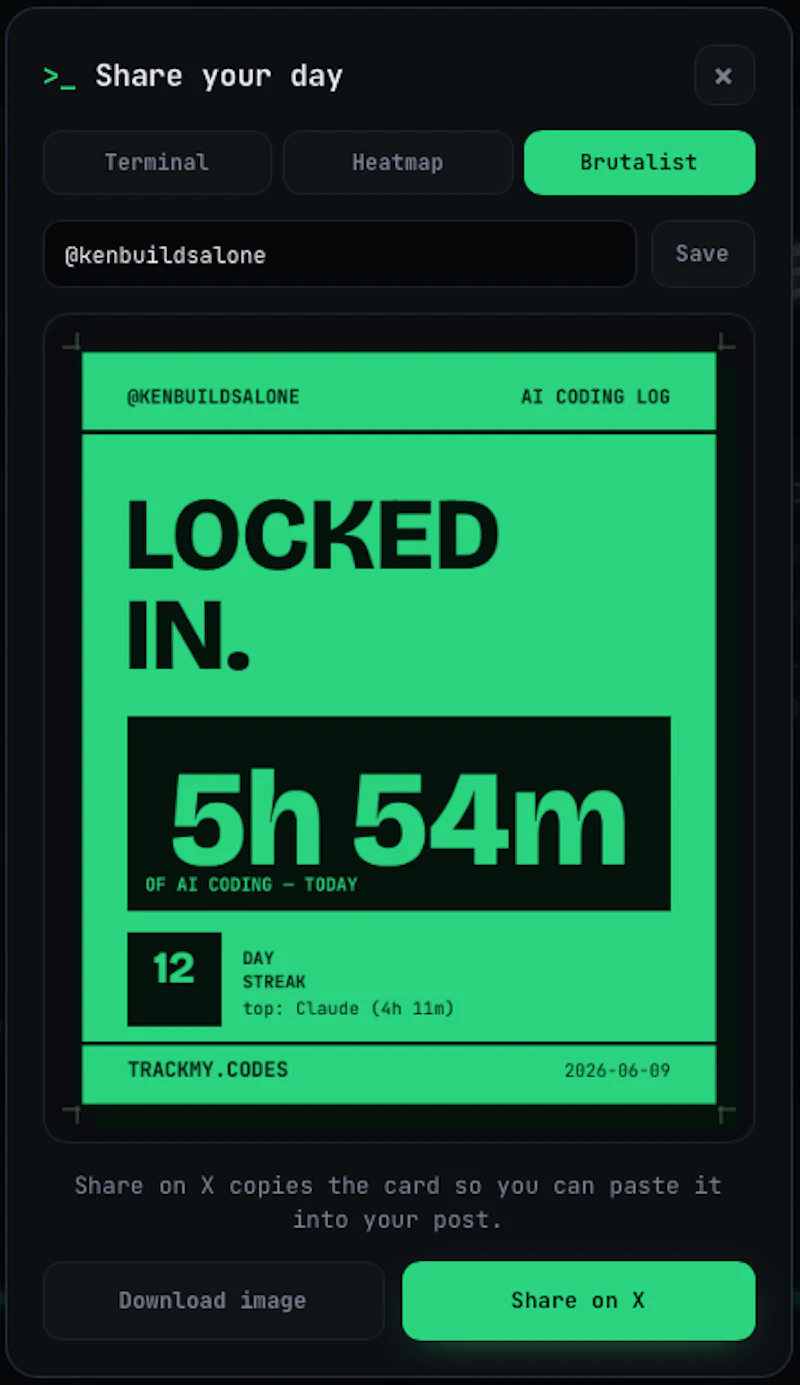trackmy.codes screenshot 6