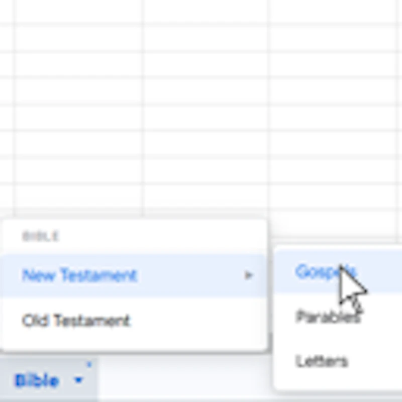 SheetsMenu & SheetsGroups screenshot 3