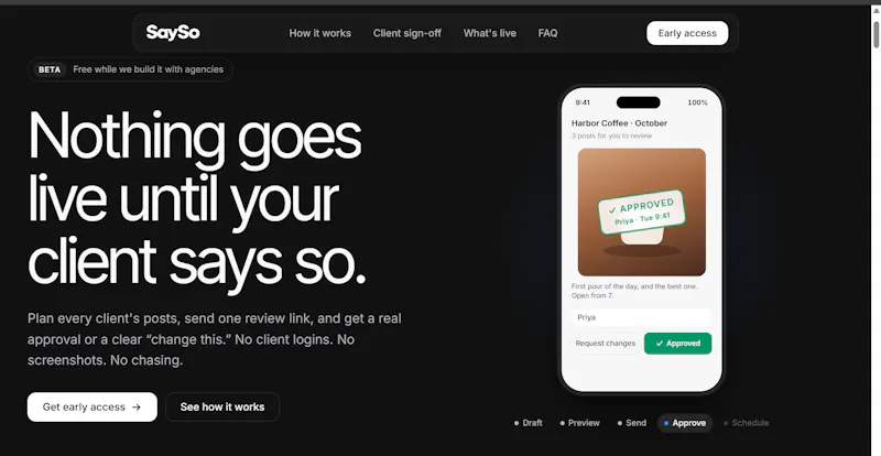 SaySo screenshot 1