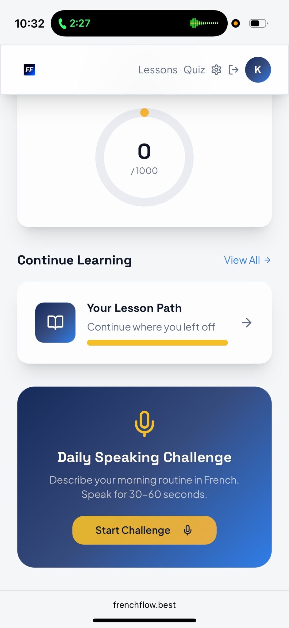 FrenchFlow - Screenshot 3 showing product features and functionality