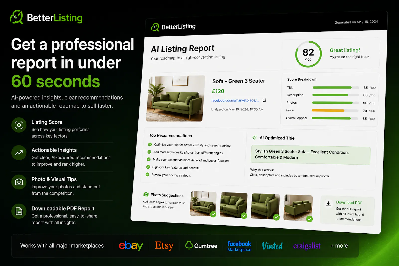 BetterListing.io screenshot 3