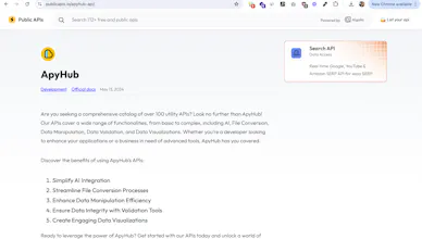 Public APIs gallery image