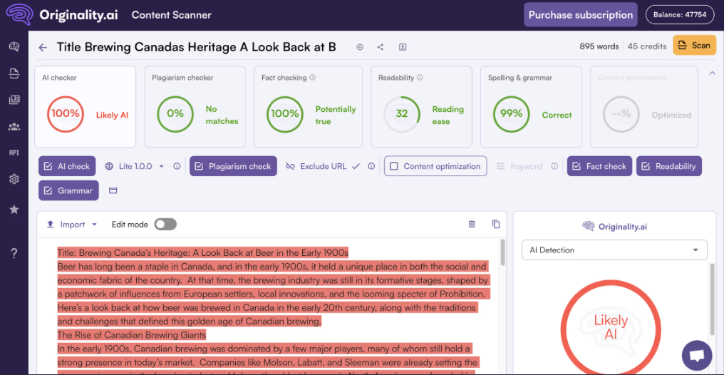 Originality.ai  gallery image