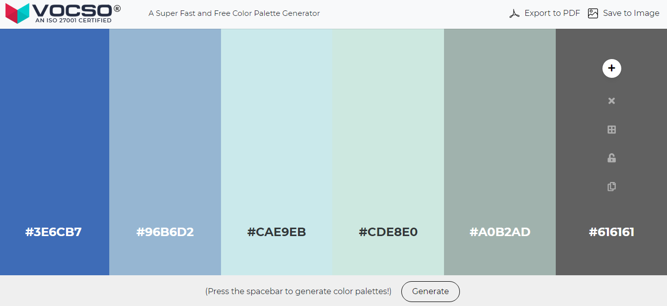 VOCSO Color Palette Generator gallery image