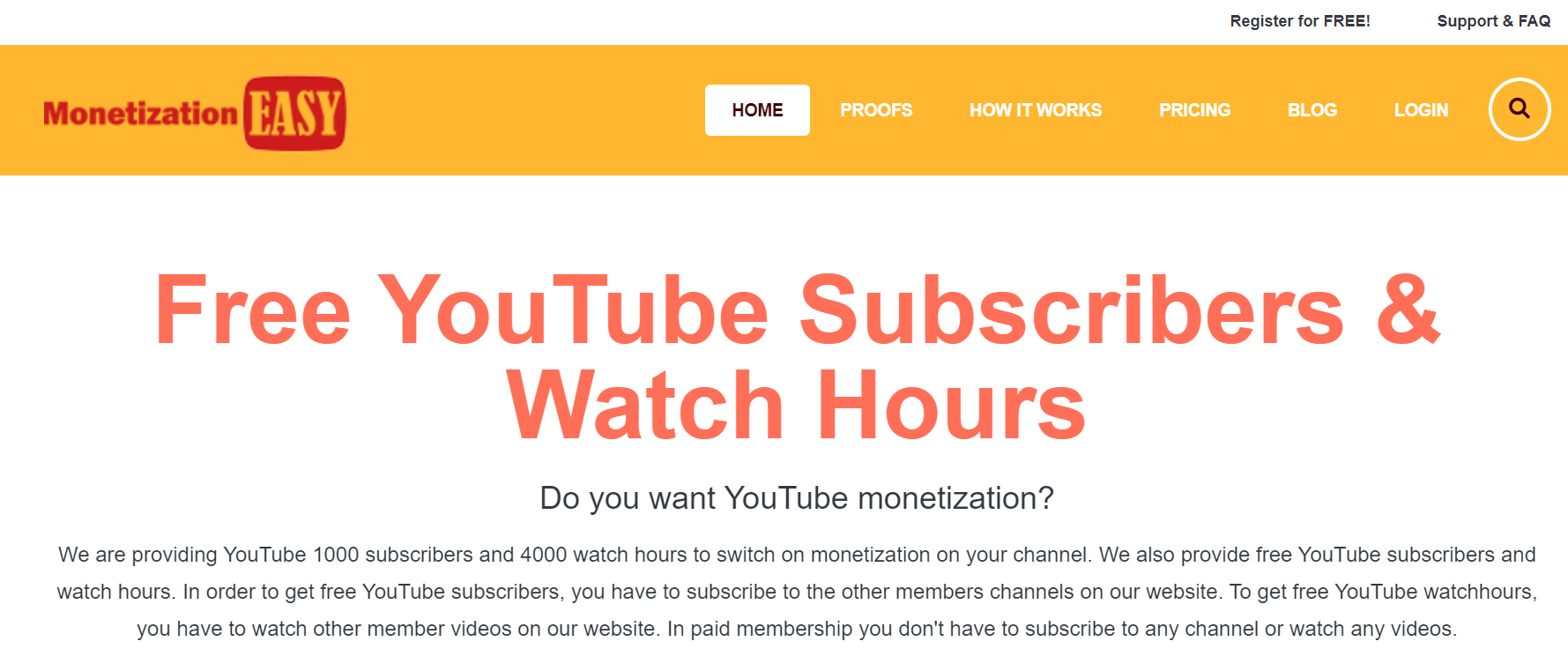 Free YouTube Subscri... logo