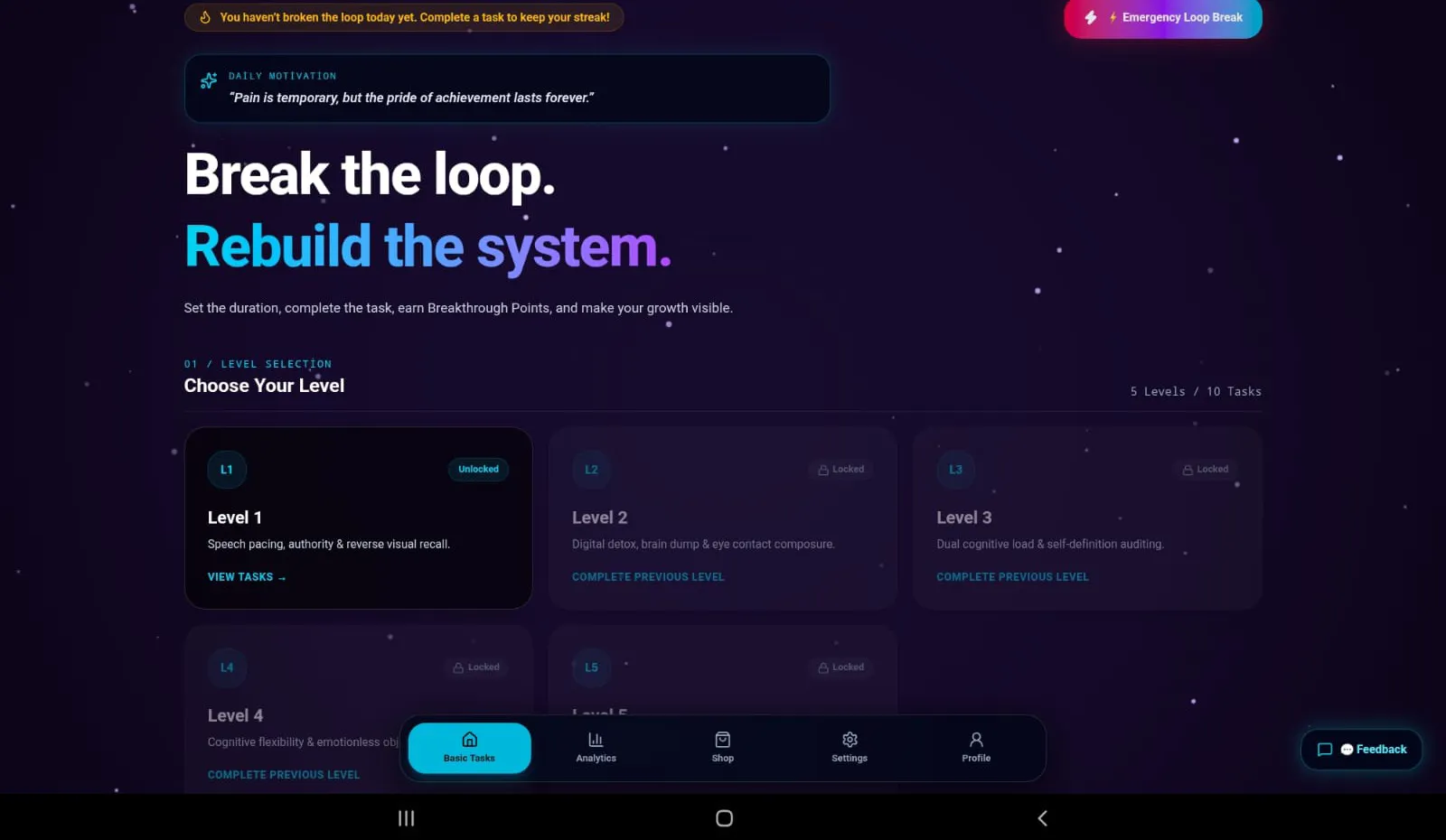 LoopBreak screenshot 1
