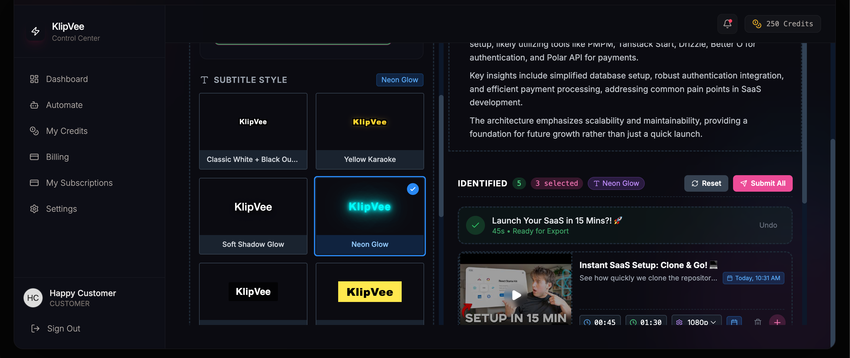 KlipVee - Screenshot 5 showing product features and functionality
