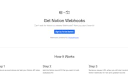 Unofficial Webhooks for Notion media 1