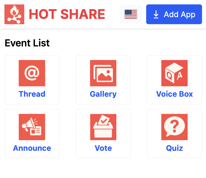 HOT SHARE - Main product screenshot demonstrating key features and user interface