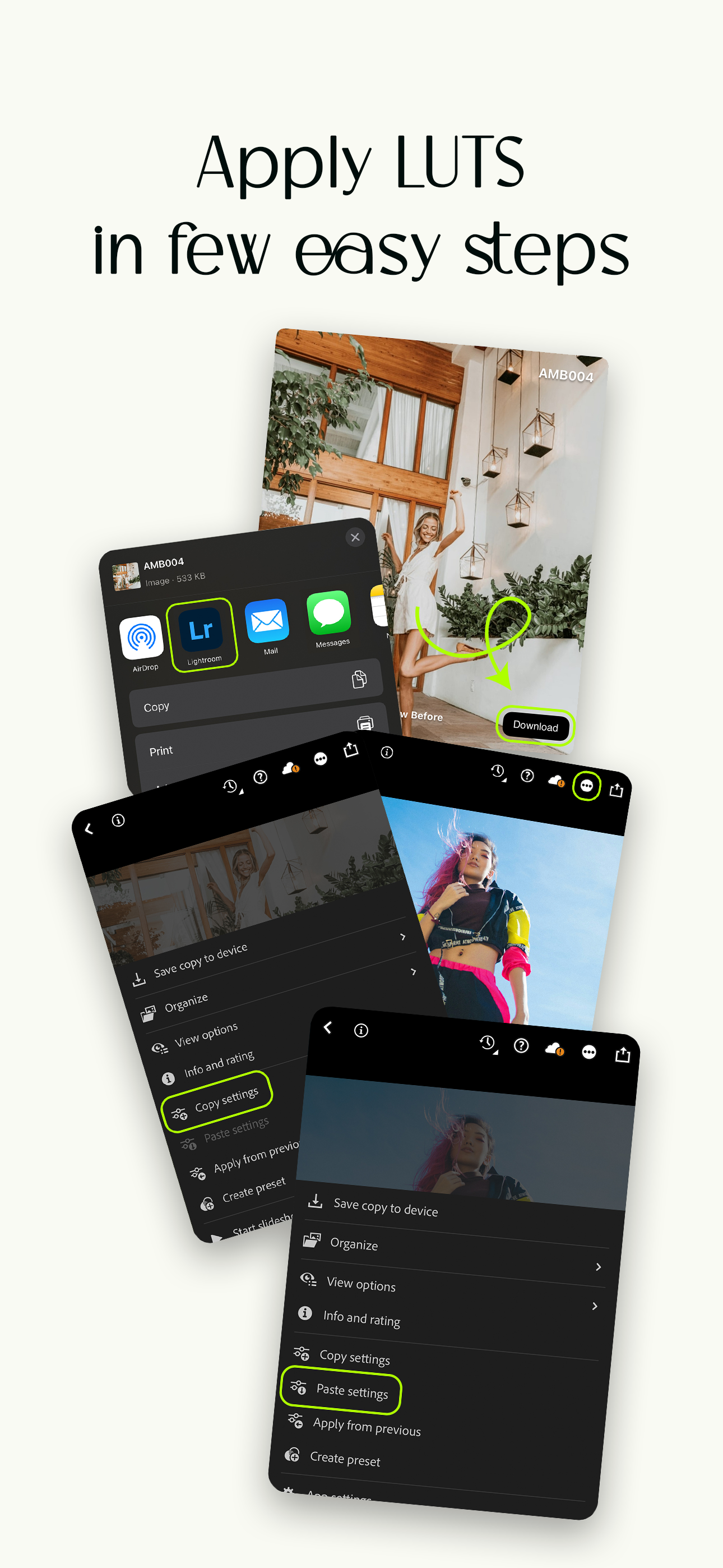 PASTI: Pratetap untuk Lightroom media 6