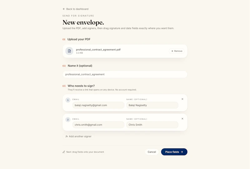 GetItSigned screenshot 2