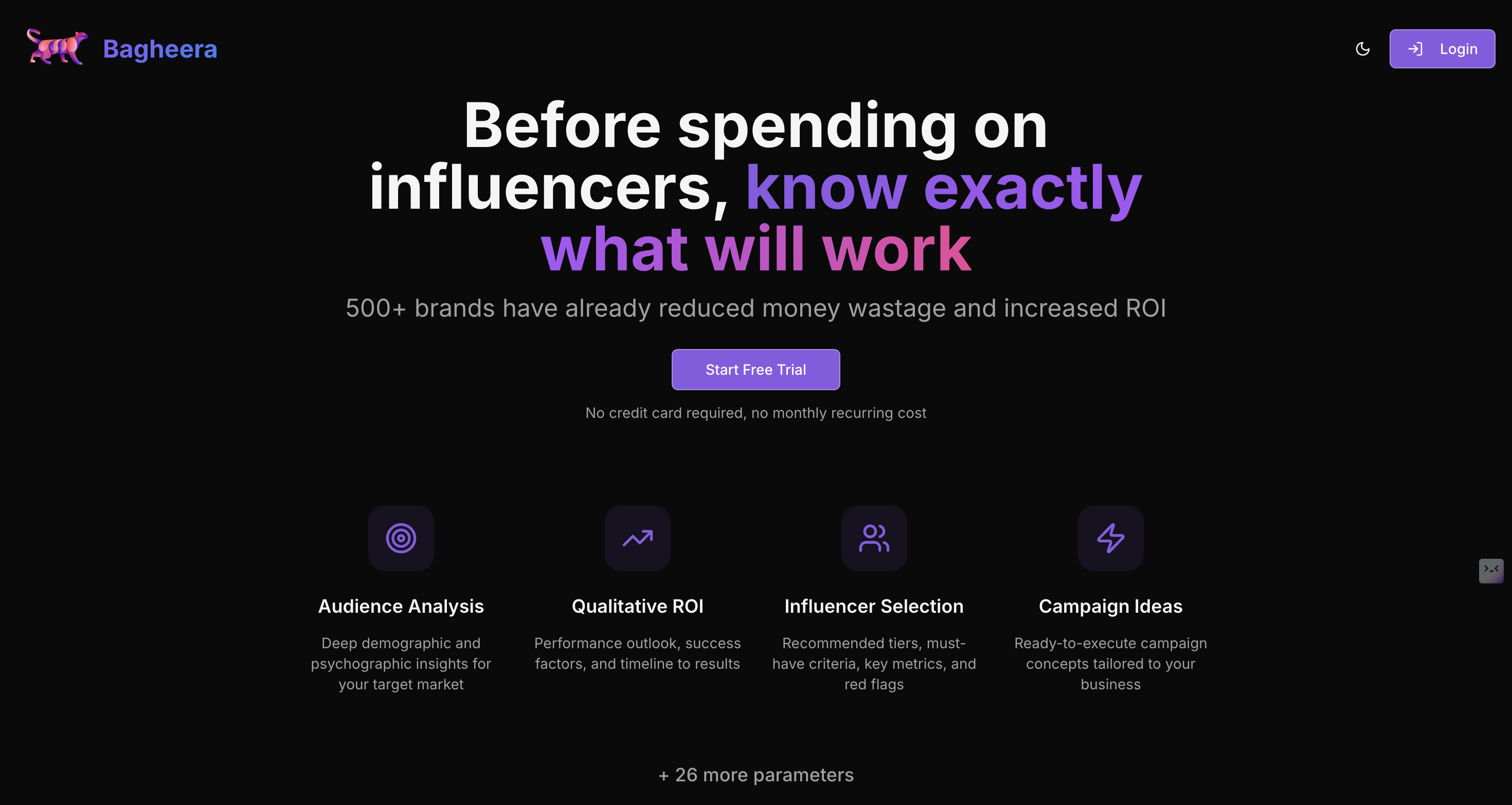 Bagheera - Main screenshot showing features and interface
