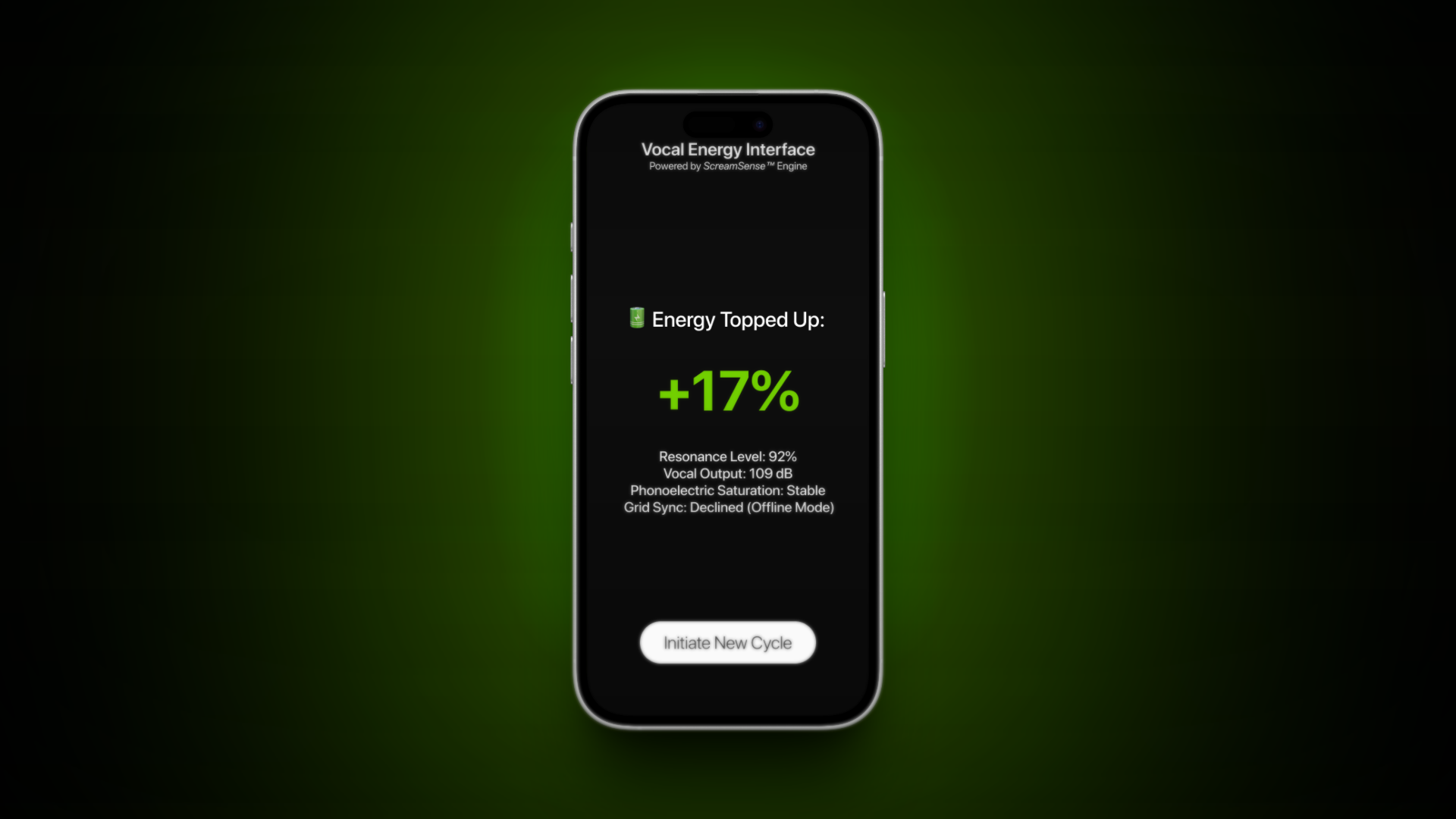 Scream2Charge - An app that lets you charge your phone by screaming. media 2